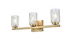 Cassie 24 Inch Wall Sconce In Satin Gold (LD7027W24SG)