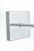 Neri 6 Inch Wall Sconce White Shade In Chrome (LD2358C)