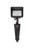 Outdoor 12V Cast Brass Flood Light 2.75 Inch L X 5.25 Inch W X 8 Inch H In Dark Bronze (C048V1-DB)