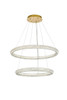 Bowen 35.5 Inch Led Chandelier In Satin Gold (3800G36SG)