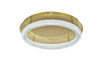 Elegant Furniture and Lighting Bowen 29.5 Inch Led Flush Mount In Satin Gold (3800F30SG)