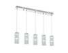 Aston 40 Inch Led Pendant In Chrome (3680D5C)