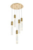 Aurora 20 Inch Chandelier In Satin Gold (2089D20SG)