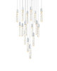 Elegant Furniture and Lighting Aurora 30 Inch Pendant In Black (2088G30BK)