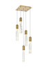 Aurora 16 Inch Pendant In Satin Gold (2088D16SG)