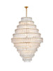 Elegant Furniture and Lighting Emilia 42 Inch Chandelier In Satin Gold (1780D42SG)