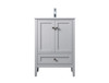 24 Inch Single Bathroom Vanity In Grey (VF21124GR)