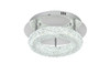Bowen 14 Inch Adjustable Led Flush Mount In Chrome (3800F14C)