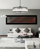 Elegant Furniture and Lighting Chelsea 10 Light Matte Black Chandelier Clear Royal Cut Crystal (1203G43MB/RC)
