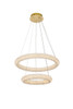 Bowen 24 Inch Adjustable Led Chandelier In Satin Gold (3800G24SG)