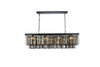 Sydney 12 Light Matte Black Chandelier Silver Shade (Grey) Royal Cut Crystal (1202D50MB-SS/RC)