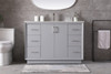 48 Inch Single Bathroom Vanity In Grey (VF19648GR)