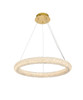 Bowen 24 Inch Adjustable Led Chandelier In Satin Gold (3800D23SG)