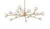 Graham 18 Light Pendant In Gold 
 (3509D48G)