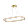 Bowen 42 Inch Adjustable Led Chandelier In Satin Gold (3800D42L1SG)