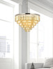 Sydney 33 Light Polished Nickel Chandelier Golden Teak (Smoky) Royal Cut Crystal (1231D44PN-GT/RC)