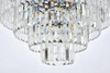 Sydney 33 Light Matte Black Chandelier Clear Royal Cut Crystal (1231D44MB/RC)