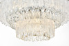 Elegant Furniture and Lighting Emilia 21 Inch Pendant Light In Chrome (1780D21C)