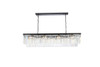 Sydney 12 Light Matte Black Chandelier Clear Royal Cut Crystal (1202D60MB/RC)