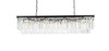 Sydney 12 Light Matte Black Chandelier Clear Royal Cut Crystal (1202D60MB/RC)