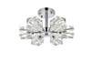 Lyra 14 Inch Flush Mount In Chrome (LD920F14C)