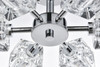 Lyra 14 Inch Flush Mount In Chrome (LD920F14C)