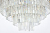 Elegant Furniture and Lighting Sydney 33 Light Polished Nickel Chandelier Clear Royal Cut Crystal (1201D44PN/RC)