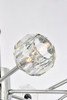 Elegant Furniture and Lighting Graham 18 Light Pendant In Chrome 
 (3509D48C)