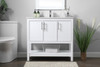 36 Inch Single Bathroom Vanity In White (VF26636WH)