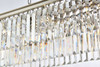Elegant Furniture and Lighting Sydney 12 Light Polished Nickel Chandelier Clear Royal Cut Crystal (1232D60PN/RC)