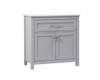 30 Inch Wide Bathroom Storage Freestanding Cabinet In Grey (SC013030GR)