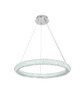 Bowen 26 Inch Adjustable Led Chandelier In Chrome (3800D26C)