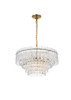 Emilia 21 Inch Pendant Light In Satin Gold (1780D21SG)
