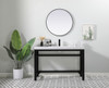Elegant Furniture and Lighting 48 Inch Ada Compliant Single Bathroom Metal Vanity In Black (VF14548BK)