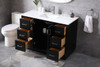 48 Inch Single Bathroom Vanity In Black (VF19648BK)