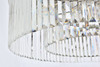 Elegant Furniture and Lighting Sydney 10 Light Polished Nickel Chandelier Clear Royal Cut Crystal (1238G43PN/RC)