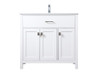 36 Inch Single Bathroom Vanity In White (VF28836WH)