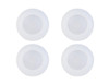 Elegant Furniture and Lighting 5 Inch 3000K-5000K Selectable 10W 600 Lumens Disk Light In White Pack Of 4 (R510MKDK-4PK)