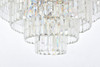 Sydney 33 Light Polished Nickel Chandelier Clear Royal Cut Crystal (1231D44PN/RC)