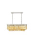 Sydney 12 Light Polished Nickel Chandelier Golden Teak (Smoky) Royal Cut Crystal (1232D40PN-GT/RC)