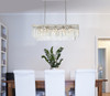 Elegant Furniture and Lighting Sydney 12 Light Polished Nickel Chandelier Clear Royal Cut Crystal (1202D40PN/RC)
