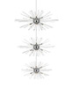 Sienna 46 Inch Three Tiers Crystal Starburst Chandelier In Chrome (2502G46L3C)