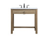 36 Inch Ada Compliant Bathroom Vanity In Natural Oak (VF14836NT)