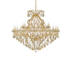 Maria Theresa 49 Light Gold Chandelier Golden Teak (Smoky) Royal Cut Crystal (2800G72G-GT/RC)