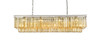 Sydney 12 Light Polished Nickel Chandelier Golden Teak (Smoky) Royal Cut Crystal (1232D60PN-GT/RC)