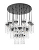 Fontaine 27 Light Chandelier in Matte Black (7002P5-27R-MB)