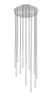 Forest 11 Light Chandelier in Brushed Nickel (919MP24-11R-BN-LED)