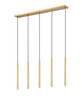 Forest 5 Light Linear Chandelier in Modern Gold (919MP24-5L-MGLD-LED)