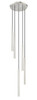 Z-Lite Forest 5 Light Chandelier in Brushed Nickel (919MP24-5R-BN-LED)
