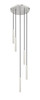 Z-Lite Forest 5 Light Chandelier in Brushed Nickel (919MP12-5R-BN-LED)